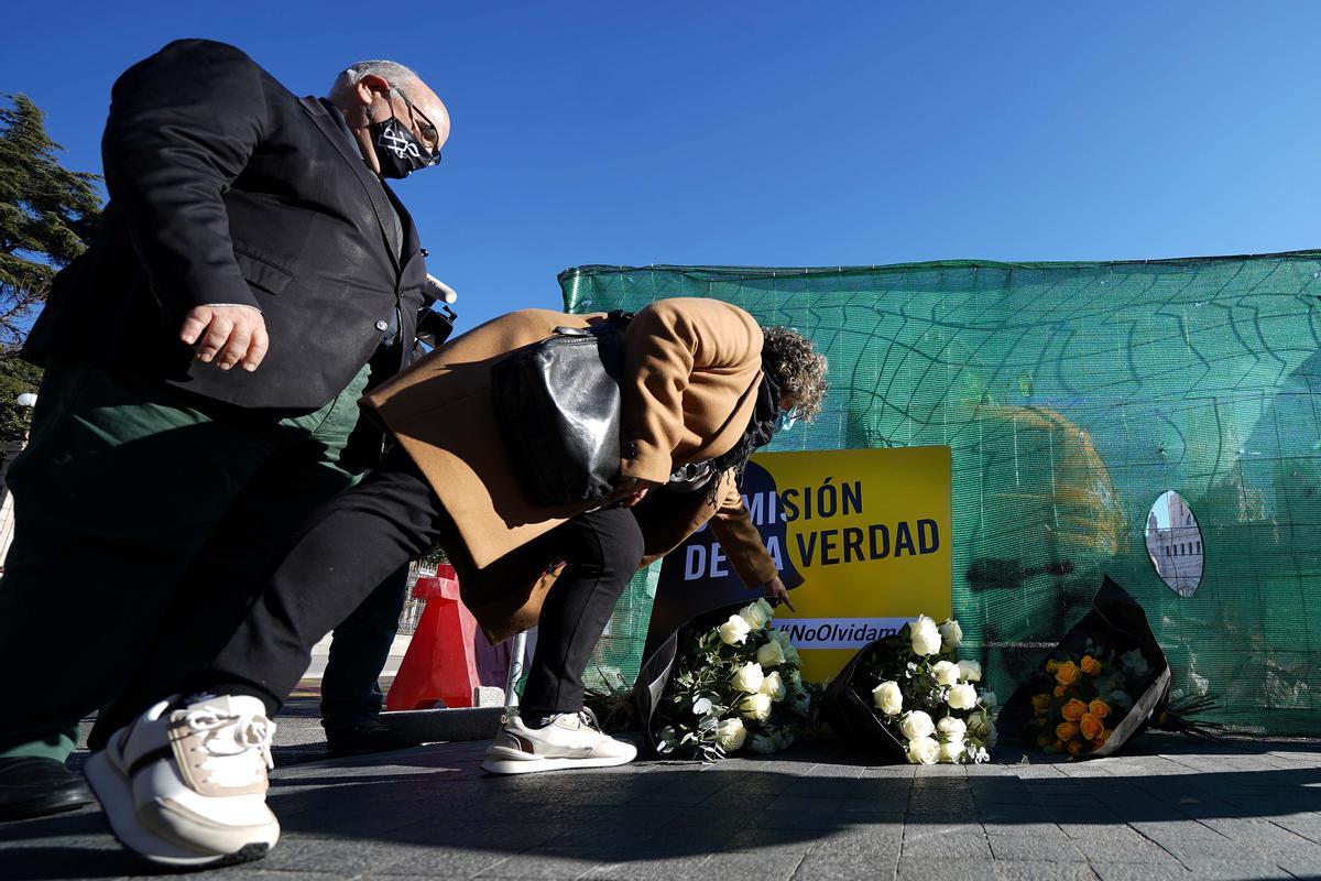 Acto reivindicativo de Amnistía Internacional sobre las dificultades al acceso a la justicia y la falta de investigación para las familias de personas mayores fallecidas en las residencias durante la primera ola de covid-19.