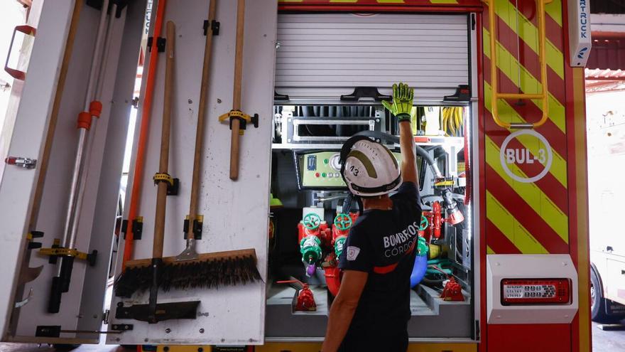 Un efectivo de los bomberos, en una imagen de archivo.