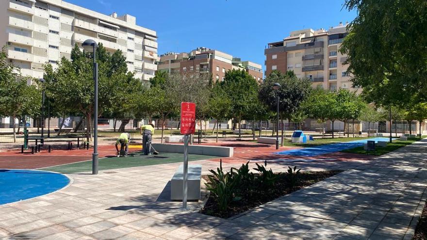 Avanzan las obras del eje peatonal de Ronda Sur