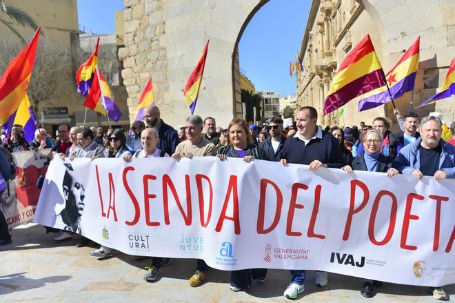 Inicio de la Senda del Poeta en Orihuela