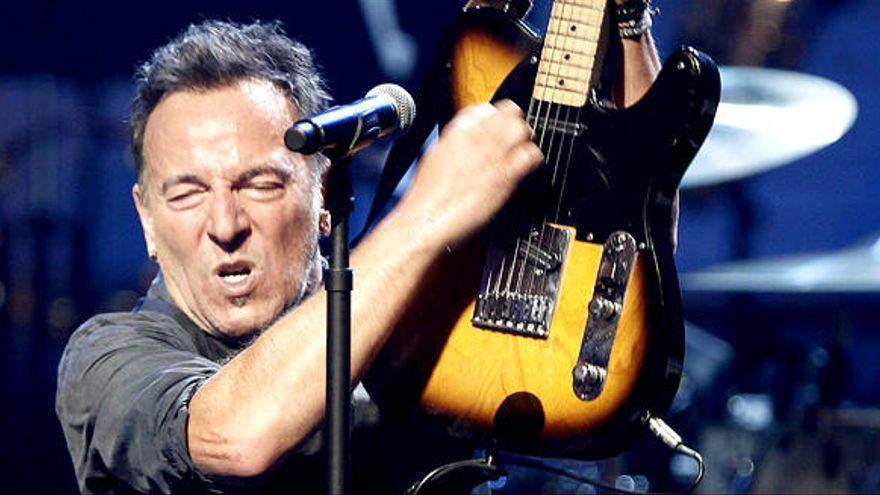 Bruce Springsteen durant un concert de gira