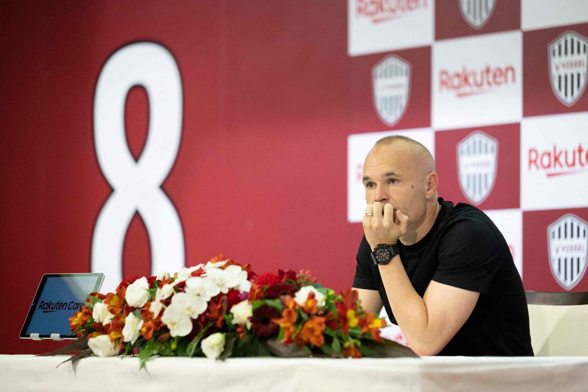 Iniesta deja el Vissel Kobe