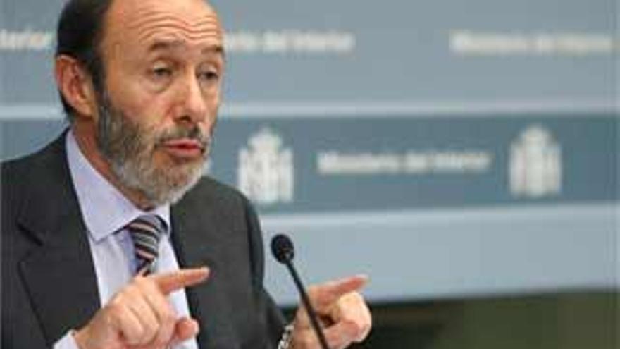 Rubalcaba asegura ahora mano dura frente a los piquetes