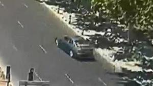 Archivo - Imagen de las cámaras del conductor fugado al atropellar a un niño