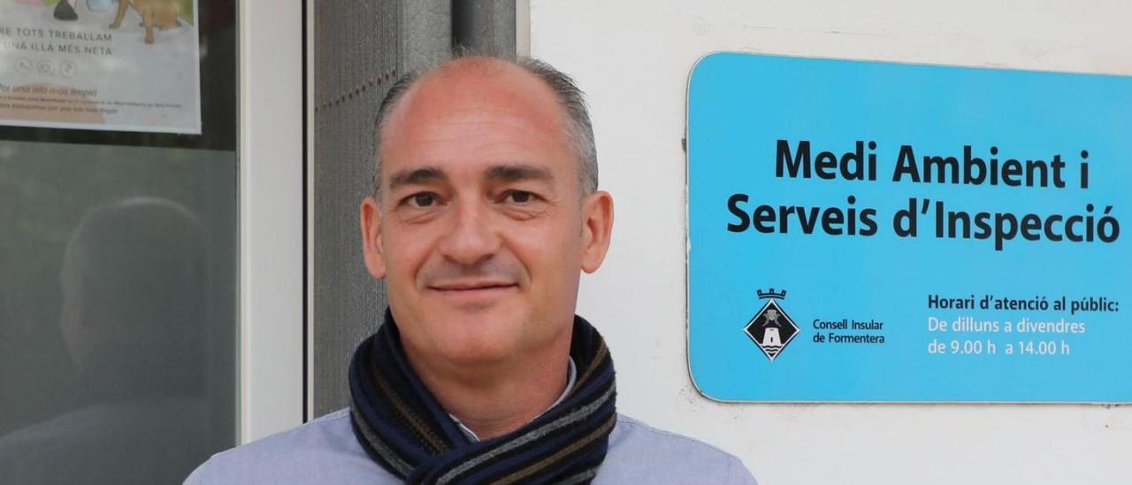 Antoni Tur, conseller de Medio Ambiente y Servicios de Inspección de Formentera. | C.C.