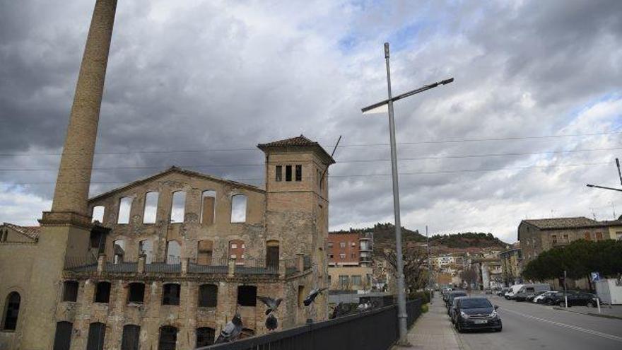 Sector de la Fàbrica Vella, on fins ara es projecta construir la nova residència d&#039;avis de Sallent