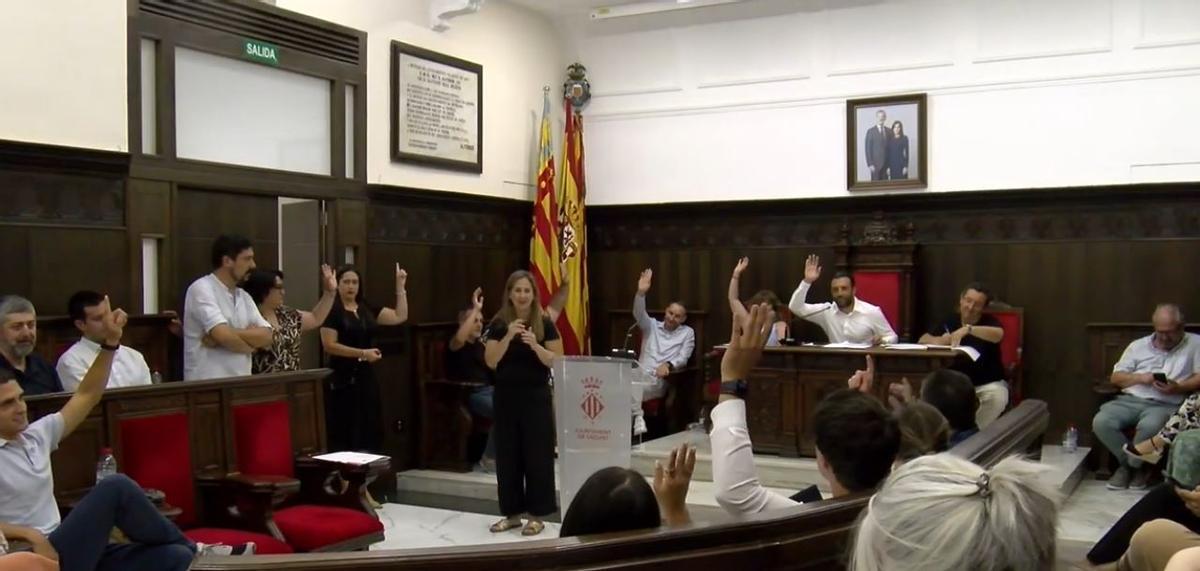 Votación de la moción.