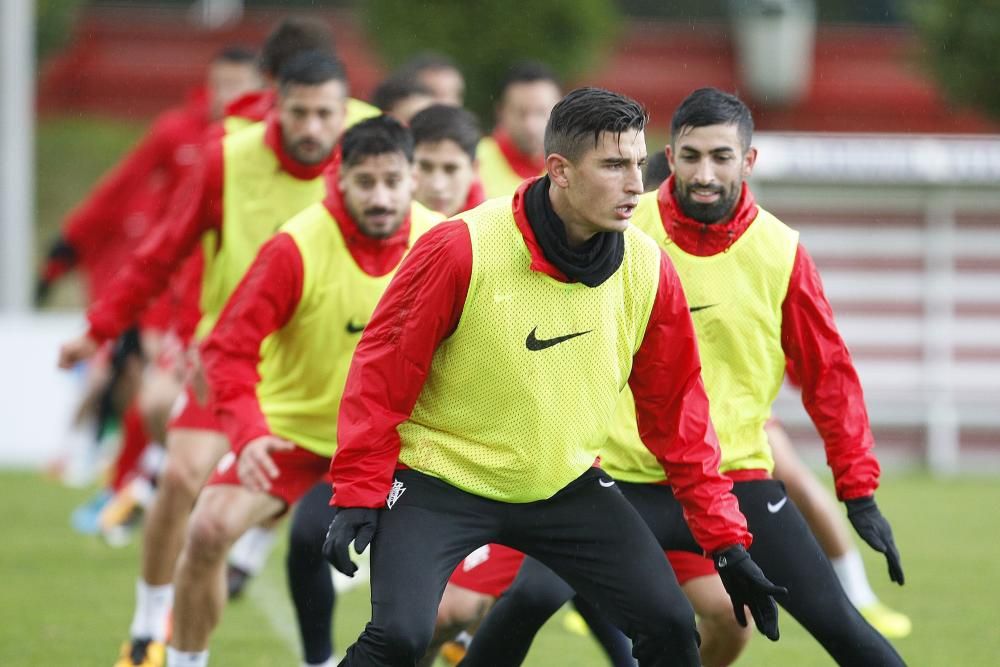 Entrenamiento del Sporting