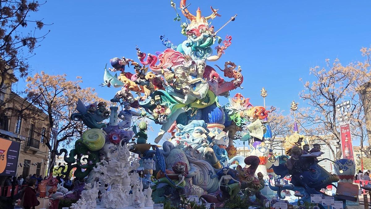 Las 9 participantes en la Sección Especial en las Fallas 2026