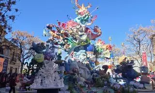 Las 9 participantes en la Sección Especial en las Fallas 2026