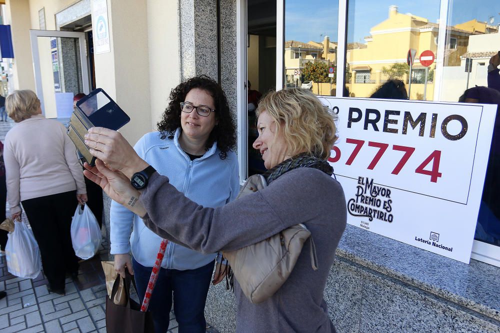 La administración de Los Prados ha repartido dos premios, El Gordo y un quinto