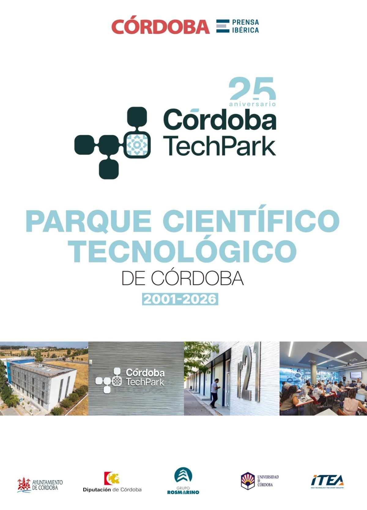 Portada del libro de Diario CÓRDOBA sobre el 25 aniversario del parque tecnológico.