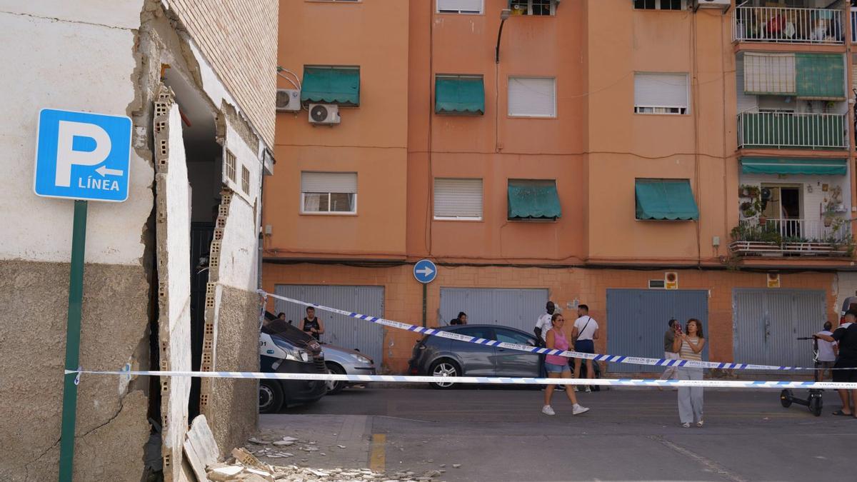 Daños causados por el terremoto que tuvo como epicentro la localidad de Gójar.