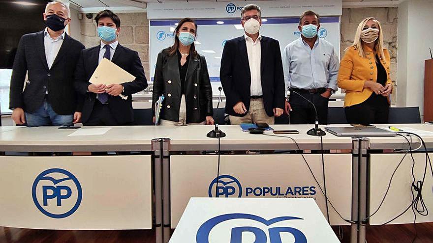 Diputados y senadores del PP de Pontevedra. | // FDV