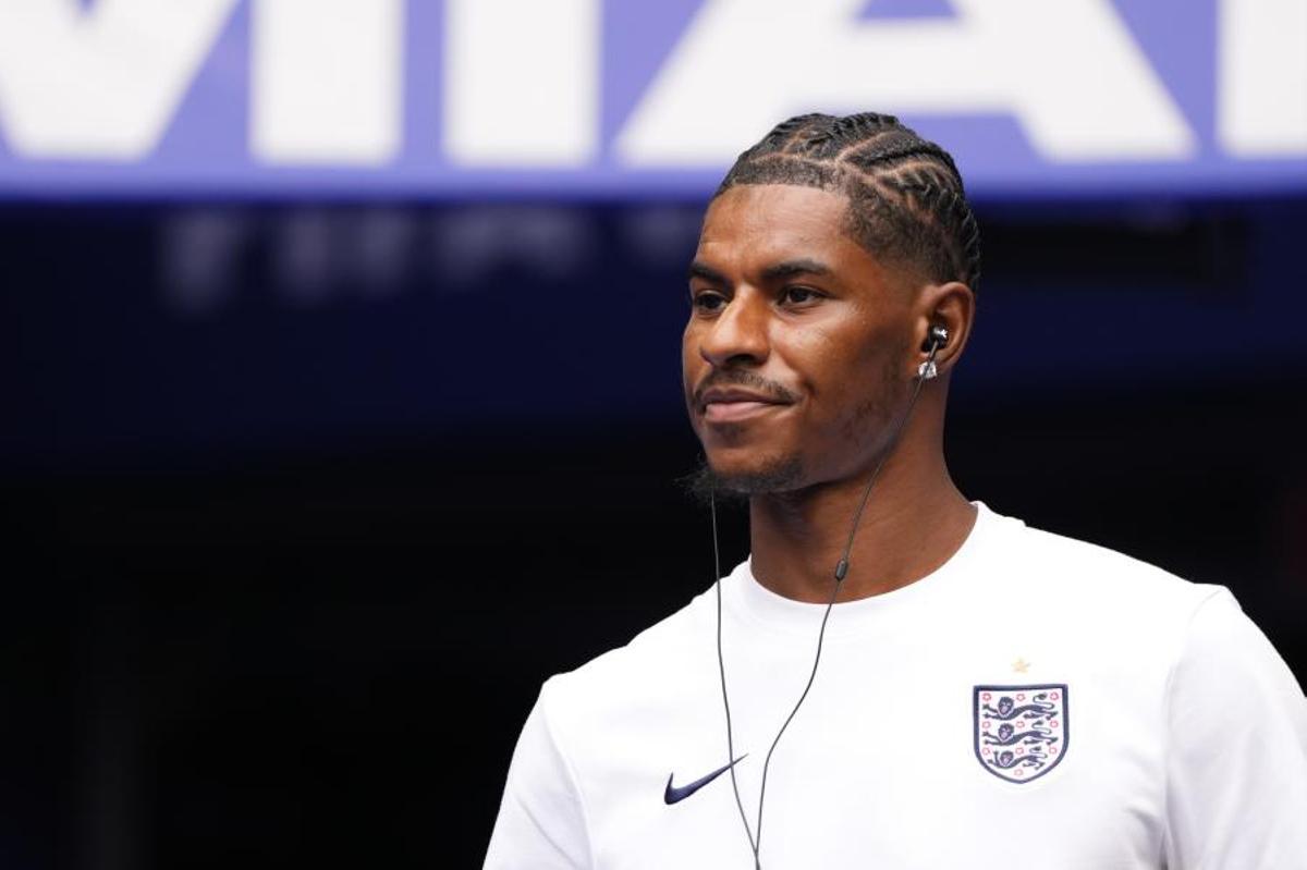 Marcus Rashford, inédito ante Noruega en cuartos de final