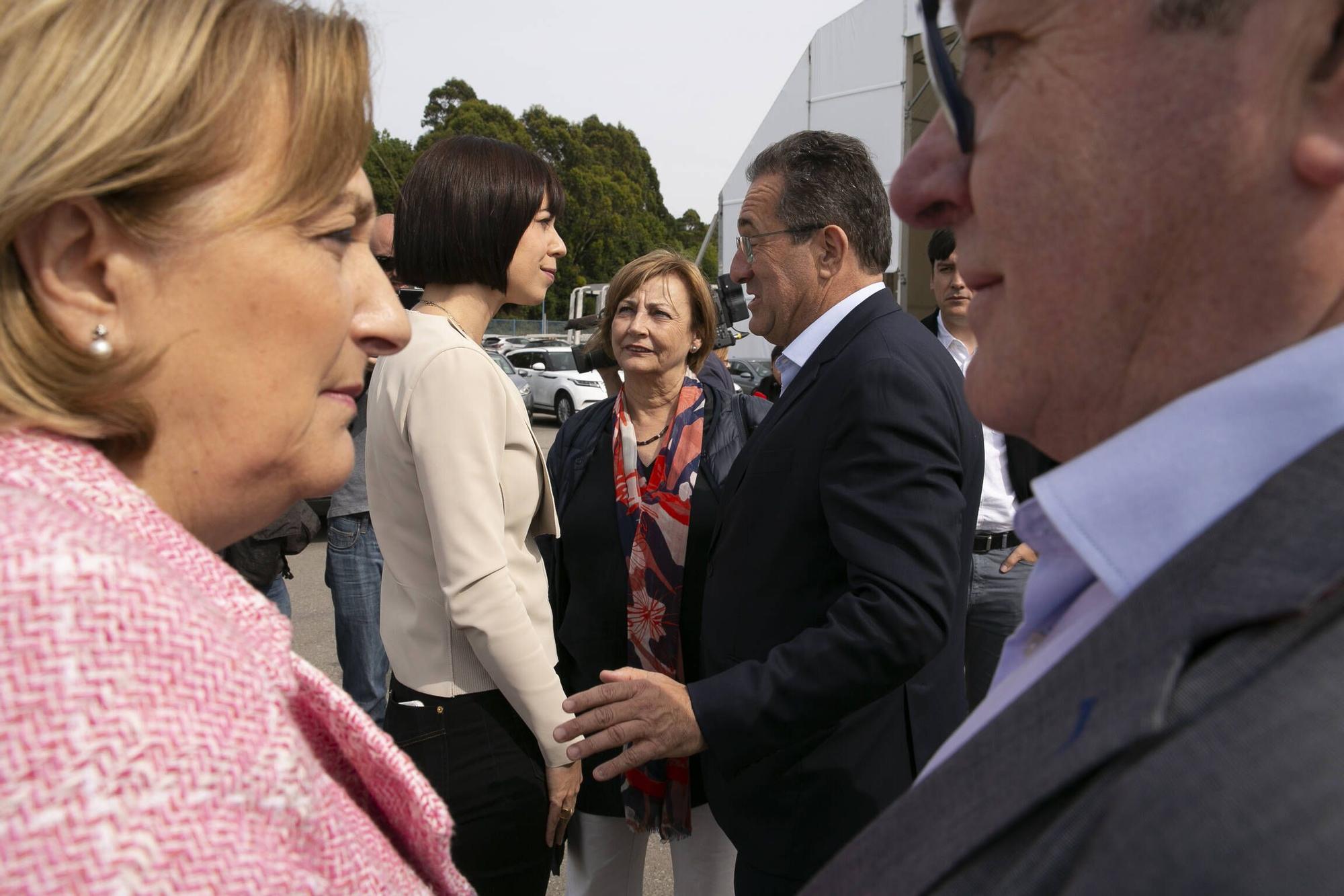 EN IMÁGENES: La visita de la ministra de Ciencia a Avilés