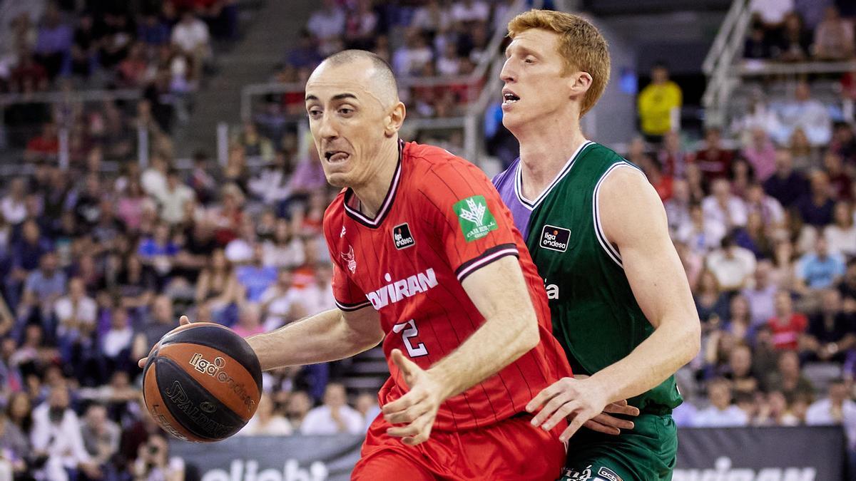 Una imagen del Fundación Granada - Unicaja de la pasada jornada.