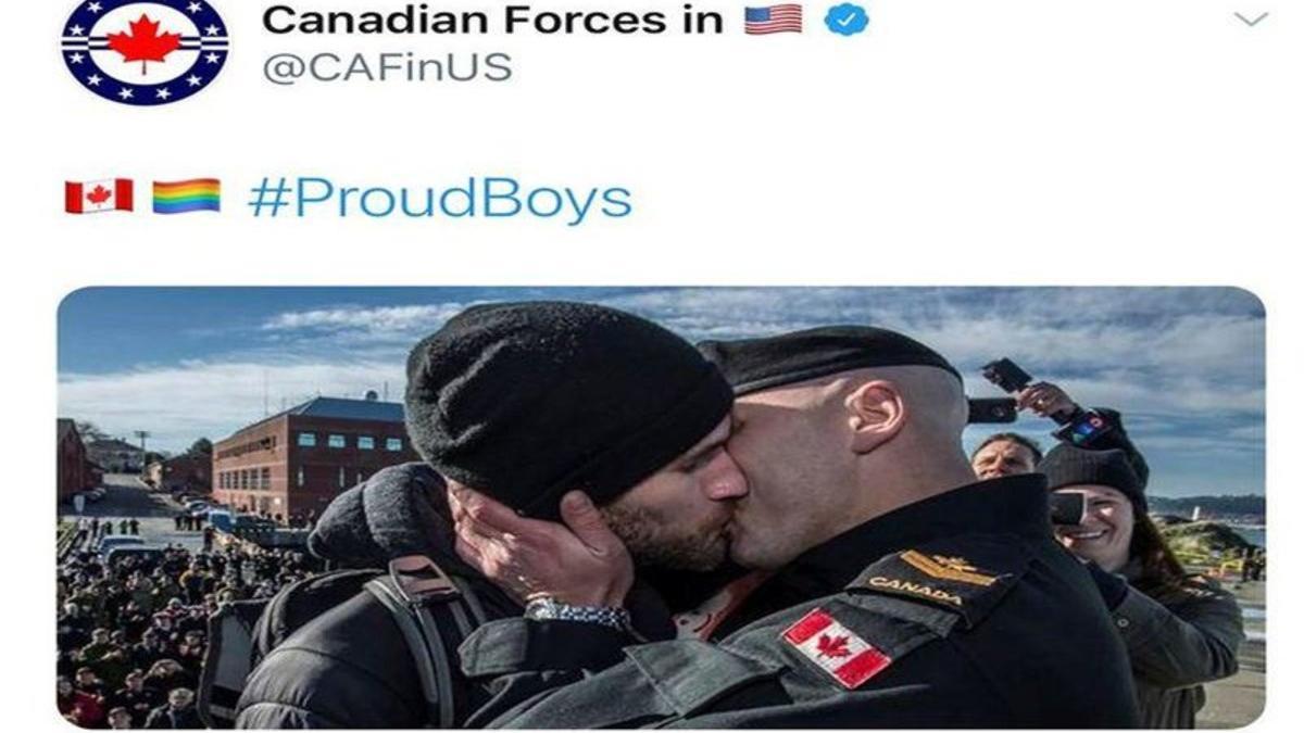 Proud Boys se convierte en Twitter en manifestación del orgullo gay