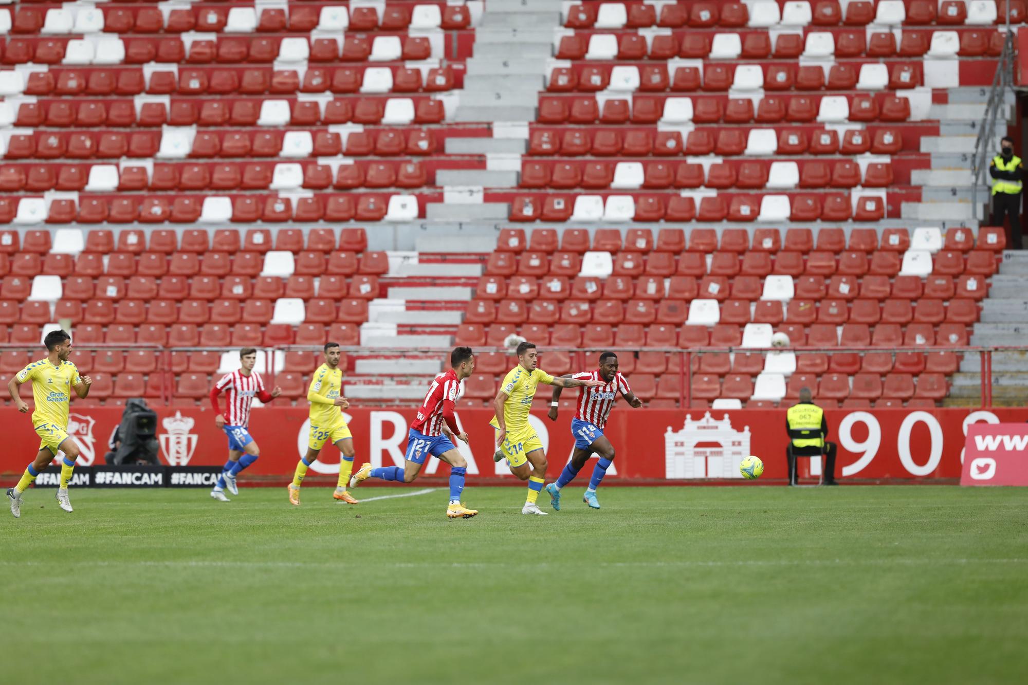 El partido del Sporting ante Las Palmas, en imágenes