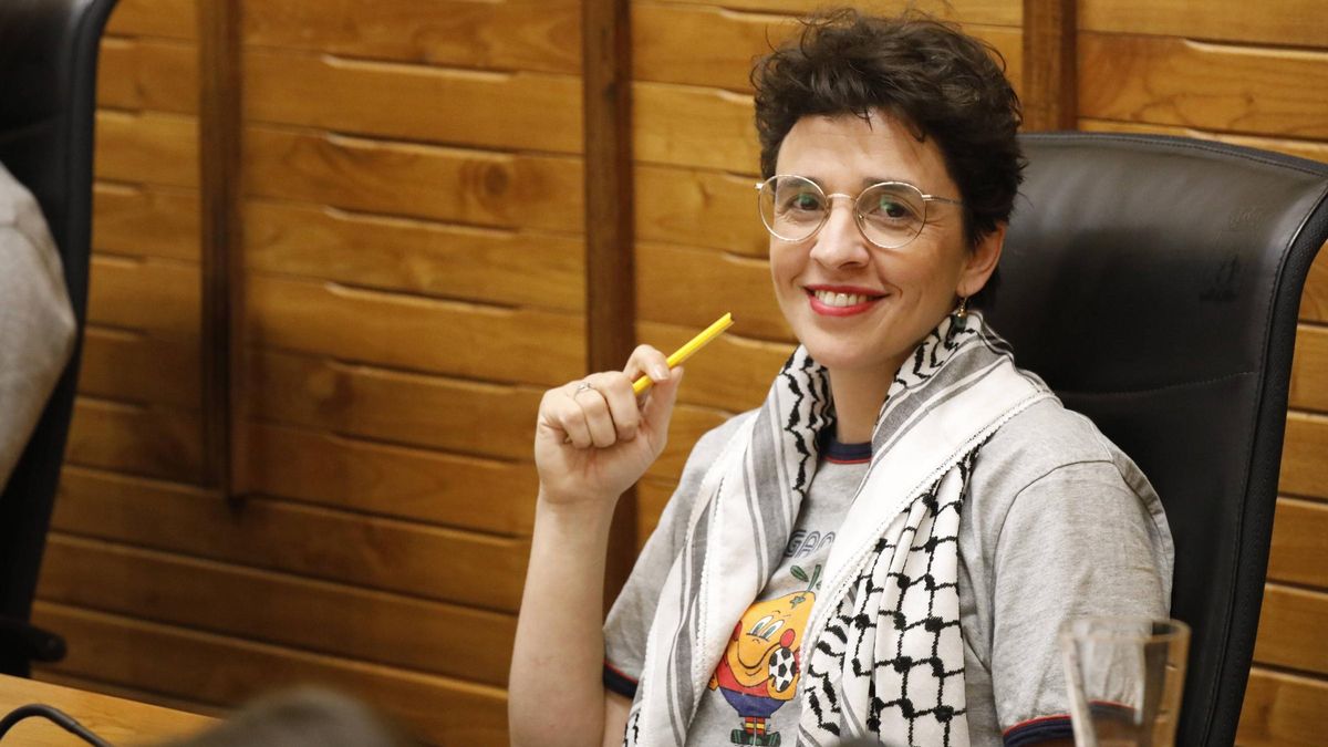 Noelia Ordieres, en un Pleno.