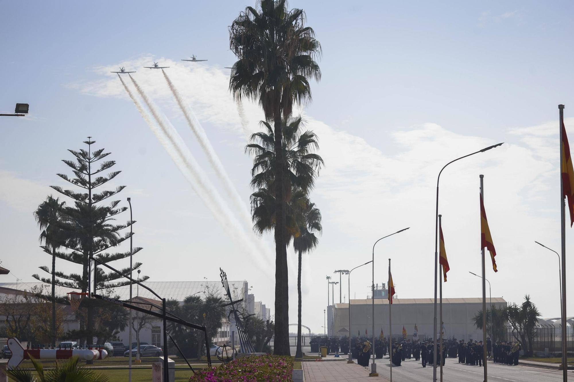 Las mejores imágenes de la Jura de Bandera en la Academia General del Aire con la princesa Leonor