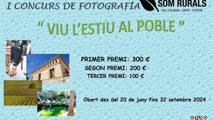 Cartel del concurso de fotografía de Som Rurals.