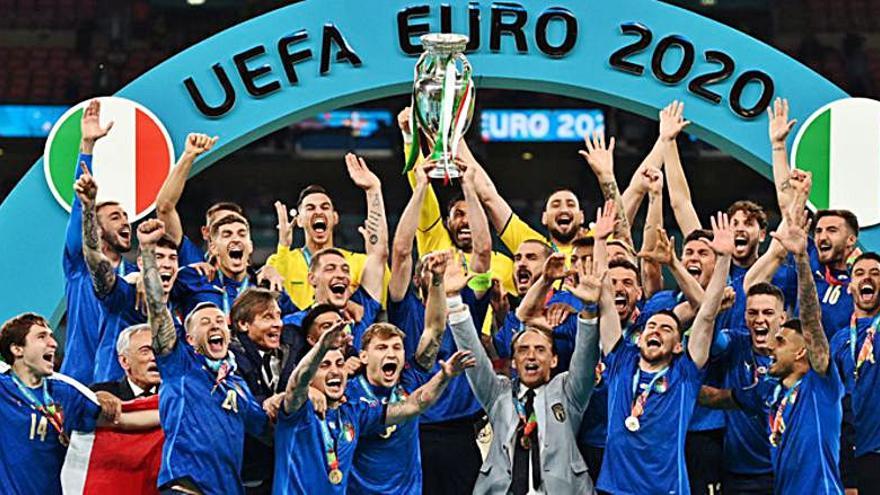 El final de la Eurocopa, una de las emisiones más vistas.   | // EFE