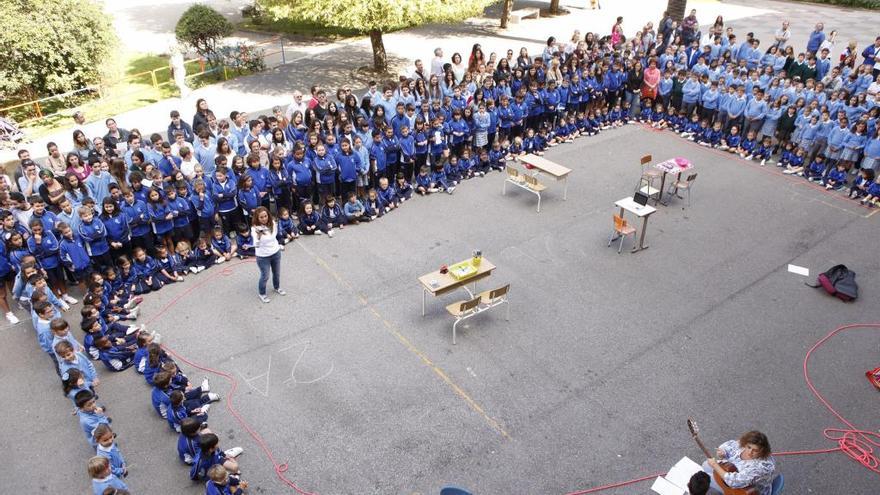 Una actividad en el colegio.