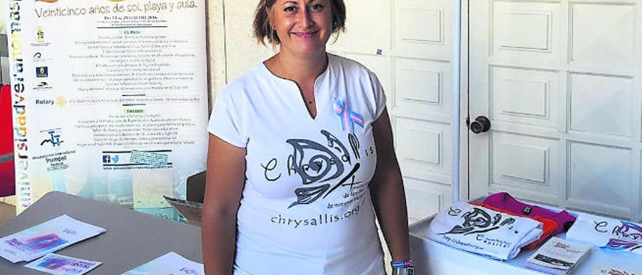 Eva Pascual, presidenta de la Asociación Chrysalli para familias de menores transexuales.