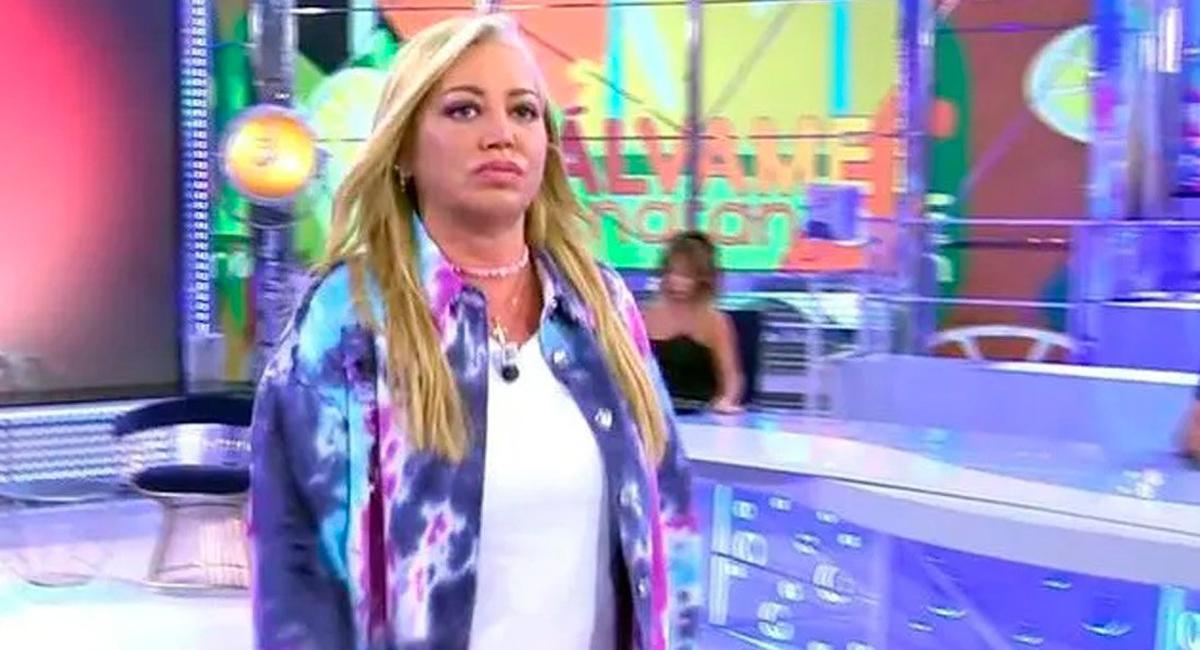 Belén Esteban, en el plató de Sálvame