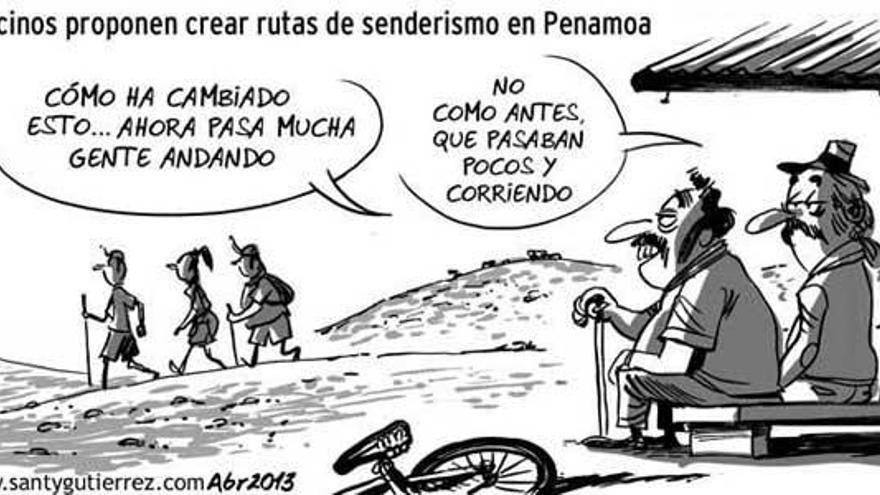 Los vecinos proponen crear rutas de senderismo y huertos en Penamoa