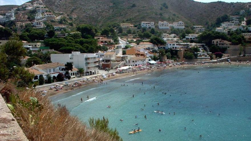 Playa del Portet, en Moraira