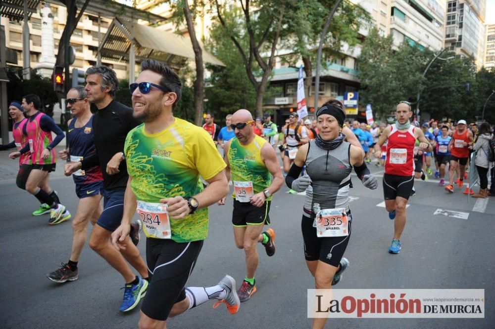 Murcia Maratón. Salida