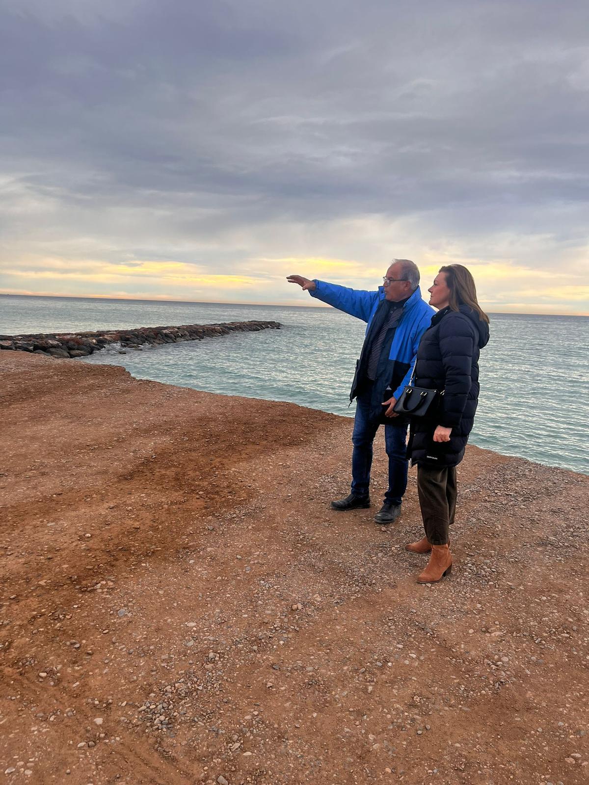 Así ha cambiado la playa de Nules: estado de las obras de los espigones