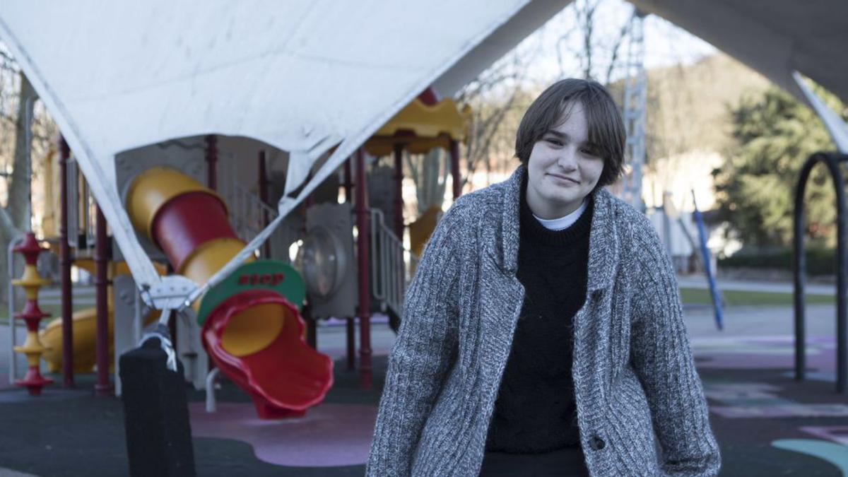 Mede Blanco, del Consejo de Infancia y Juventud de Laviana.