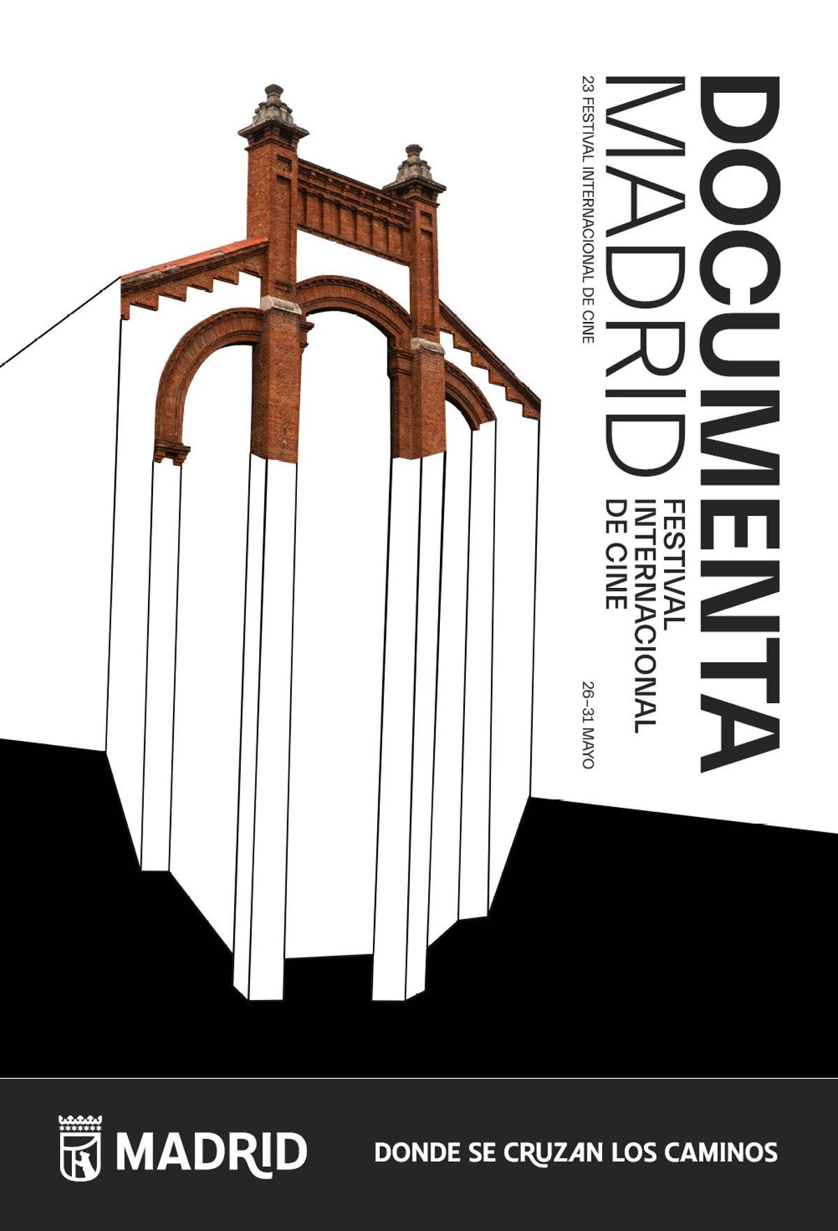 Cartel de las 23ª edición de Documenta Madrid.