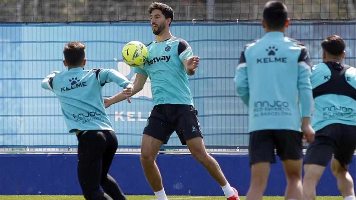 Dídac Vilà, en un entrenamiento