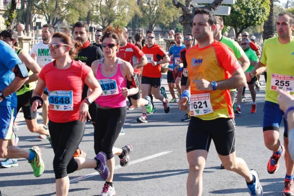 Media Maratón Murcia: Paso por Puente Reina Sofía