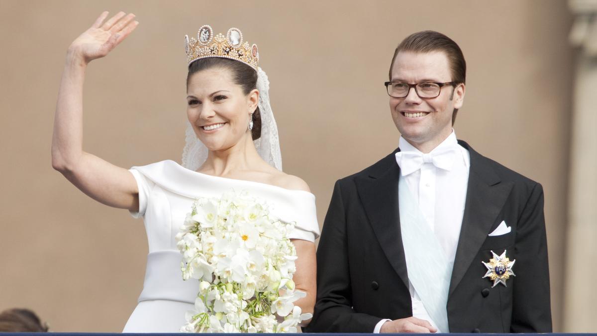 Victoria de Suecia, el día de su boda