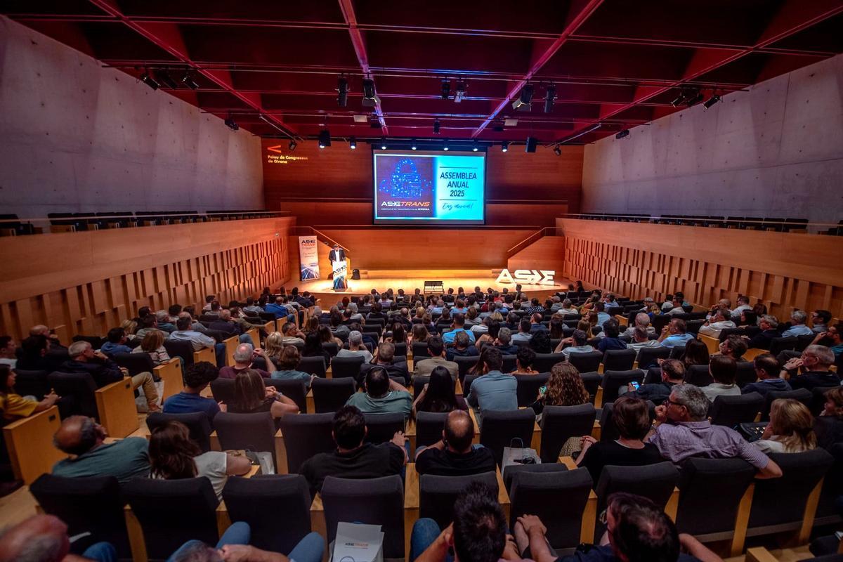 L’assemblea anual d’Asetrans a l’Auditori Palau de Congressos de Girona.