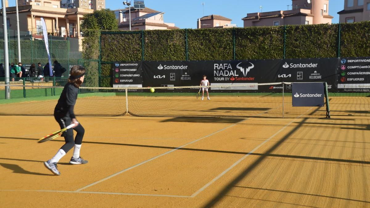 Imagen del Rafa Nadal Tour by Santander disputado en Sevilla