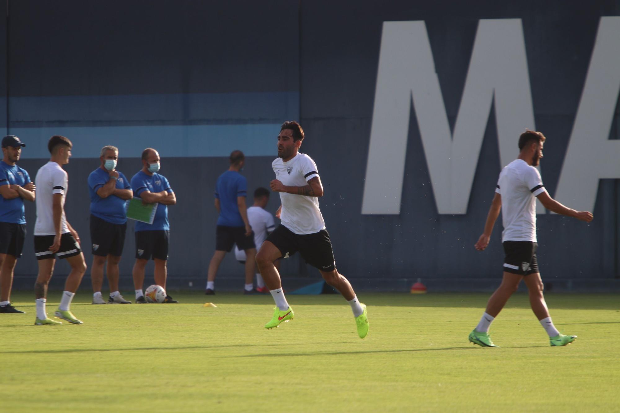 Entrenamiento del Málaga CF de este jueves 12 de agosto