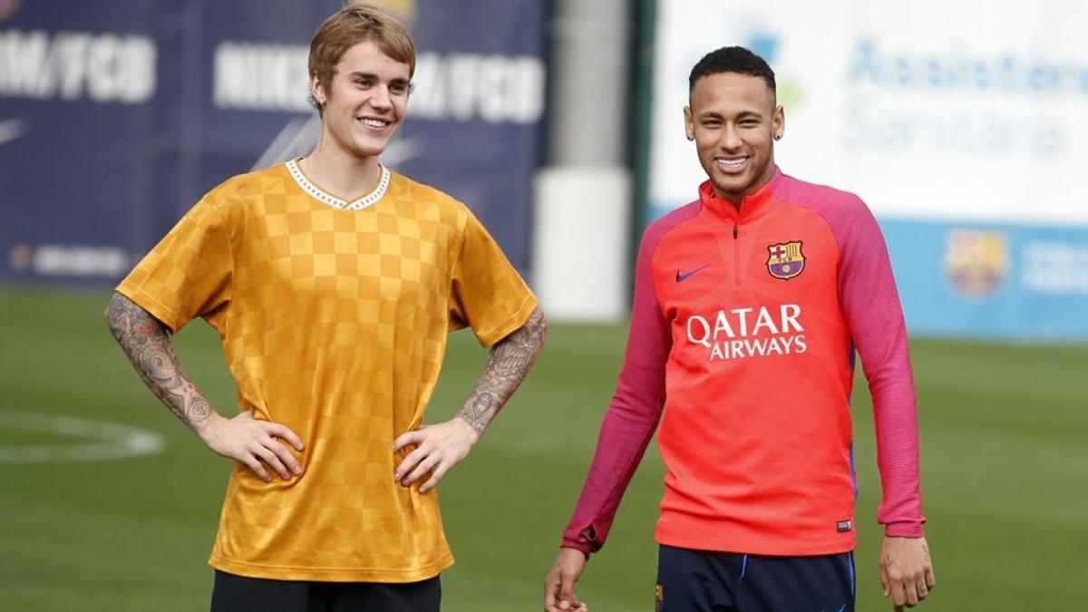 Neymar y Justin Bieber pasaron 24 horas juntos