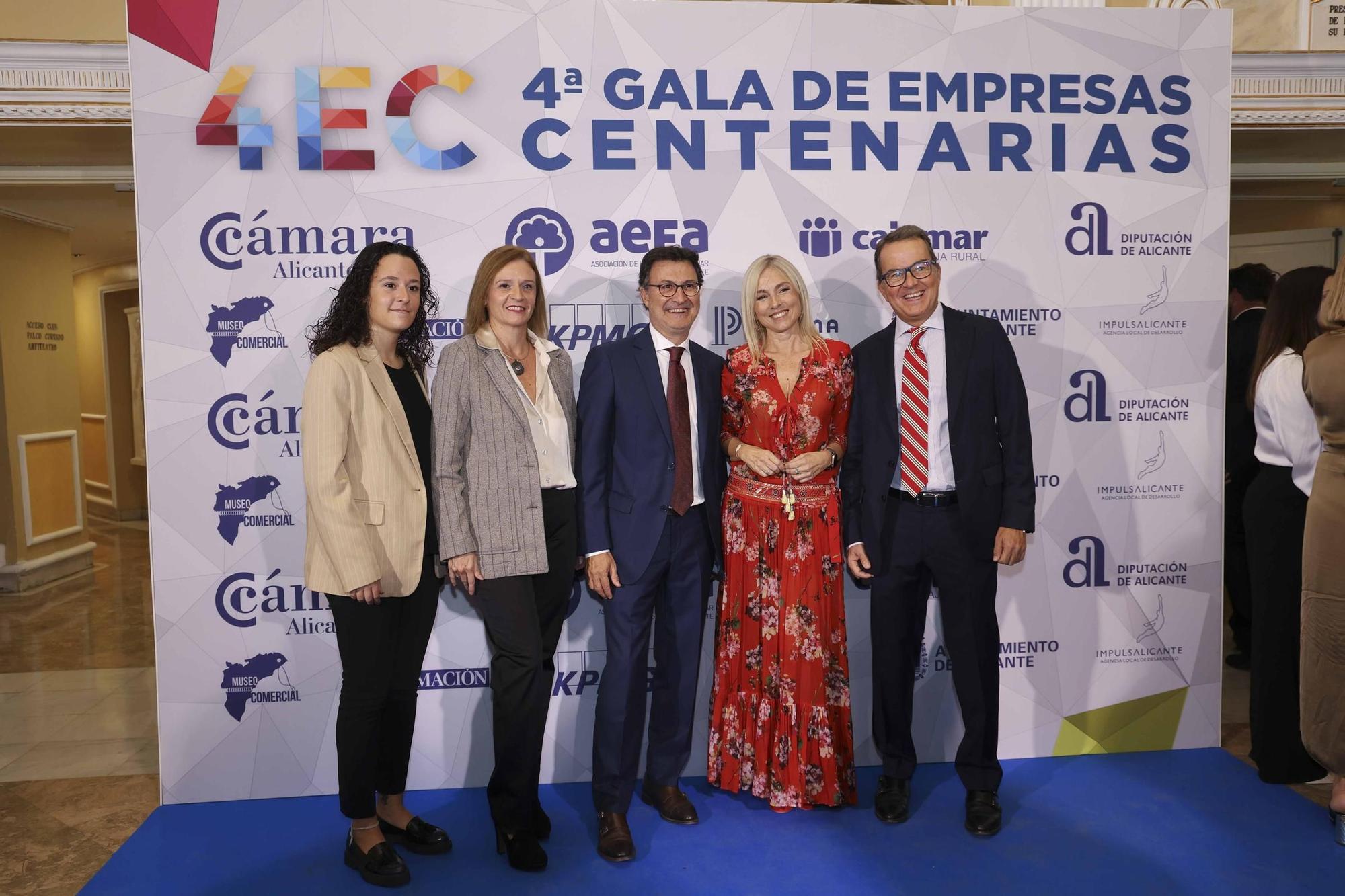 Gala de las Empresas Centenarias en Alicante