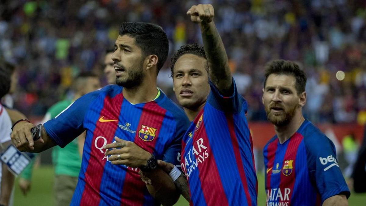 Neymar quiere seguir disfrutando junto a Suárez y Messi