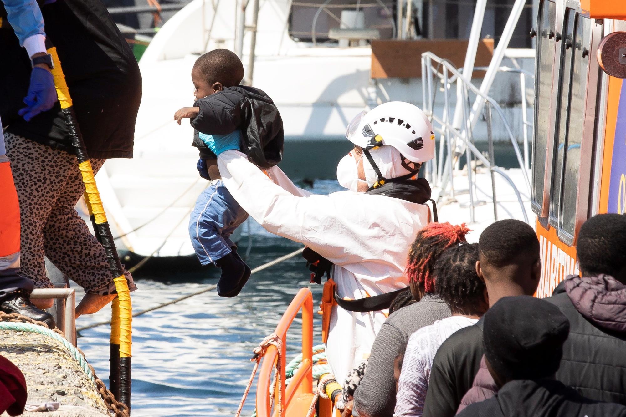 Llegada de migrantes a Gran Canaria