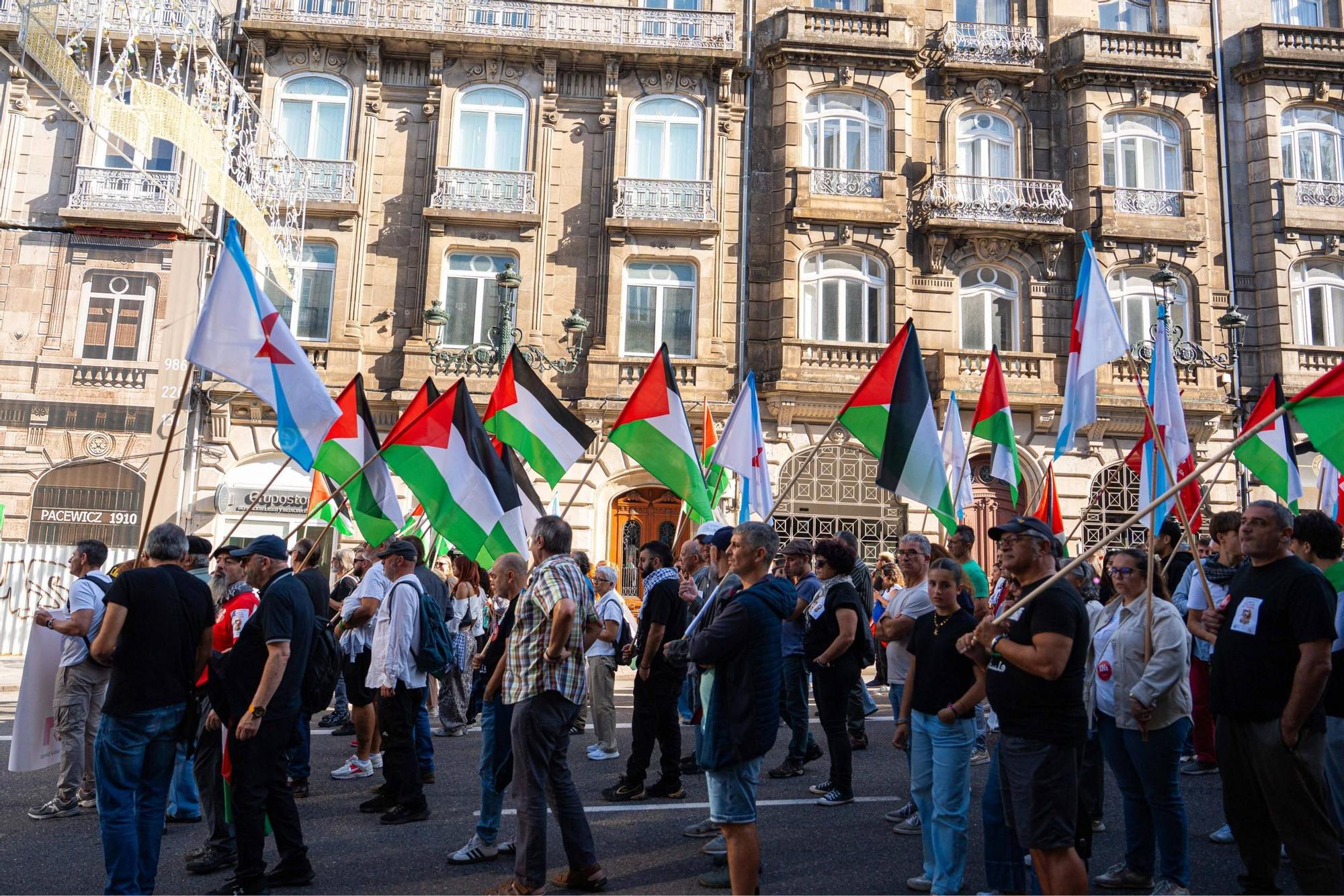 Vigo continúa en pie contra el genocidio de Israel sobre Palestina