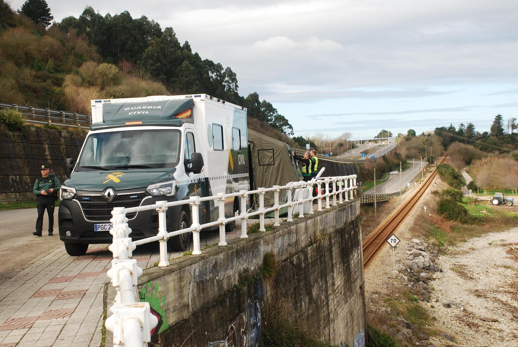 Búsqueda de un desaparecido en el mar en Llanes