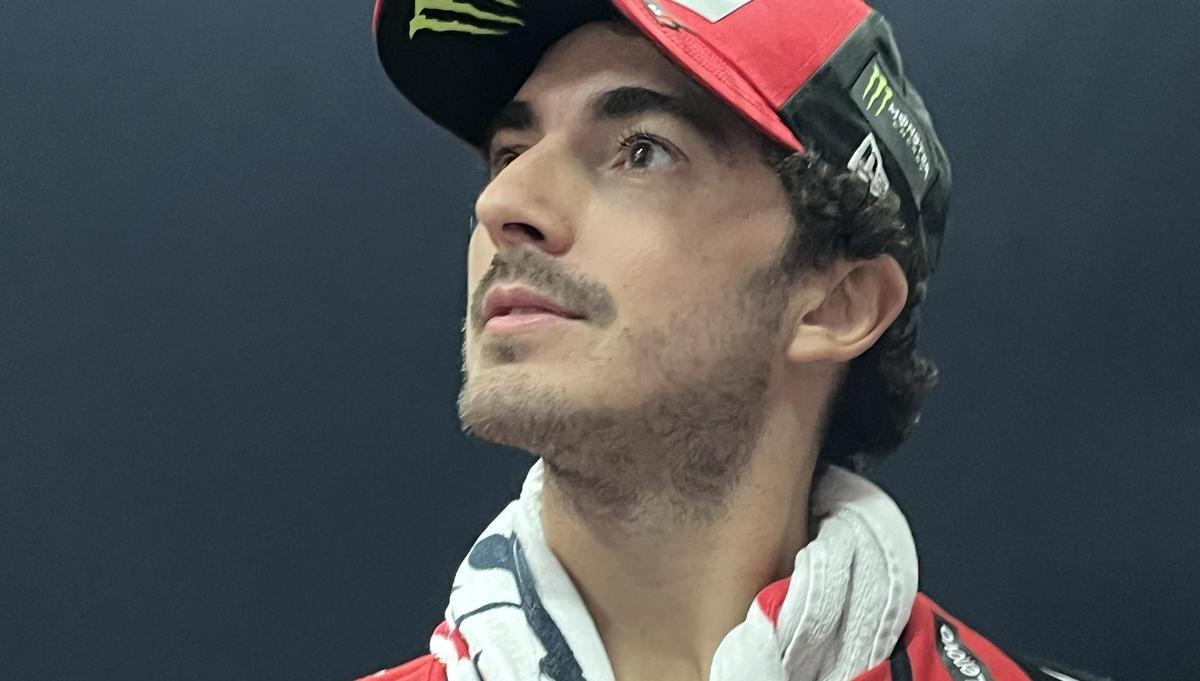 'Pecco' Bagnaia, bicampeón del mundo de MotoGP, hoy, en Sepang, Malasia.