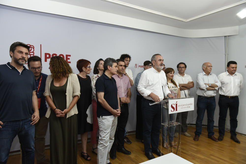 Noche electoral en el PSOE